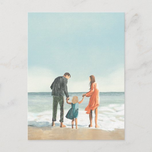 独自のアートワーク |お使いの絵画スケッチ ポストカード (正面)