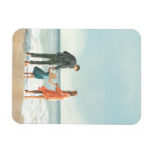 独自のアートワーク |お使いの絵画スケッチ マグネット (横)