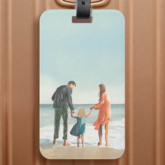 独自のアートワーク |お使いの絵画スケッチ ラゲッジタグ