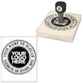 独自のアーバンカッコいいビジネスロゴの作成 ラバースタンプ (押印)