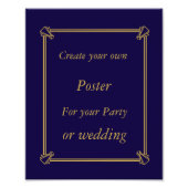 独自のアールデコ写真ポスターの作成 フォトプリント            (正面)