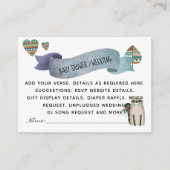 独自のイベントインサートを作成 – Woodland Animals エンクロージャーカード (正面)