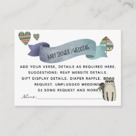 独自のイベントインサートを作成 – Woodland Animals エンクロージャーカード