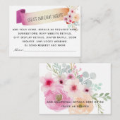 独自のイベント詳細挿入の作成 – フローラテンプレート エンクロージャーカード (正面/裏面)