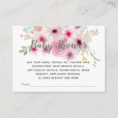 独自のイベント詳細挿入の作成 – BOHOPink Violet エンクロージャーカード (正面)