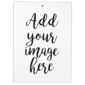 独自のイメージと名前を追加する クリップボード (裏面)