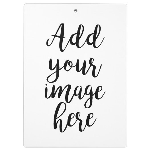 独自のイメージと名前を追加する クリップボード (裏面)