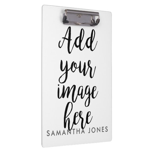 独自のイメージと名前を追加する クリップボード (右)