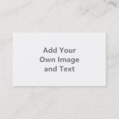 独自のイメージと文字の追加 名刺 (裏面)