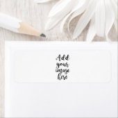 独自のイメージのカスタマイズ可能な住所 シールの追加 ラベル (インサイチュ)