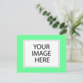 独自のイメージまたは文字を追加 – Custo.. カスタマイズ -  ポストカード (スタンド正面)