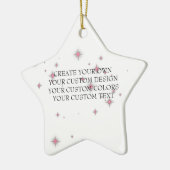 独自のイメージを作成する – ここに – セラミックまたは名前 セラミックオーナメント (左)