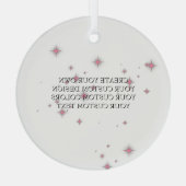 独自のイメージを作成する –  ガラスオーナメント (裏面)