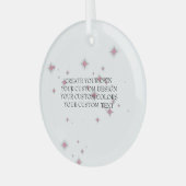 独自のイメージを作成する –  ガラスオーナメント (正面左)