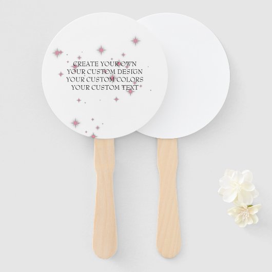 独自のイメージを作成する – ハンドファン (正面&裏面)