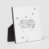 独自のイメージを作成する –  フォトプラーク (正面)