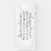 独自のイメージを作成する – 横断幕 (縦)