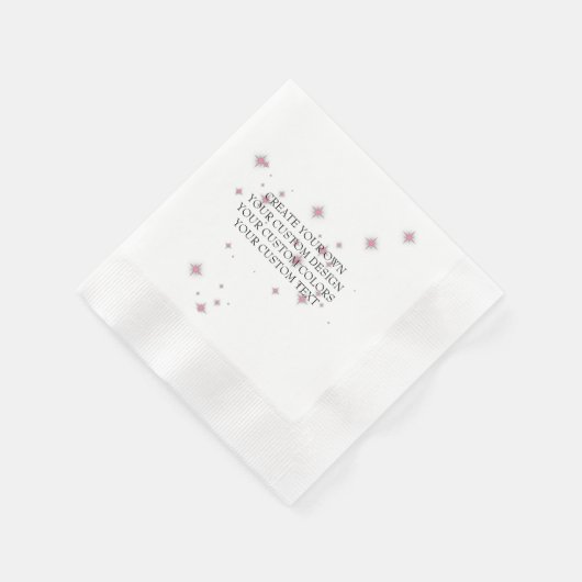 独自のイメージを作成する –  縁ありカクテルナプキン (角)