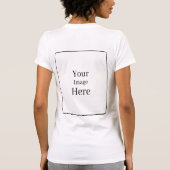 独自のイメージを作成する Tシャツ (裏面)