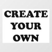 独自のイメージを作成72"x52" ウィンドウサイン (シート)