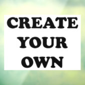 独自のイメージを作成72"x52" ウィンドウサイン (シート3)