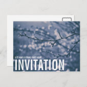 独自のイメージを招待状に使用 ポストカード (正面/裏面)