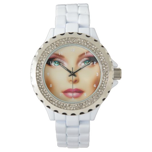 独自のイメージを挿入エレガント 腕時計 (正面)