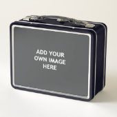 独自のイメージを追加する メタルランチボックス (裏面)