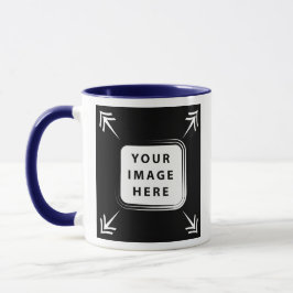 独自のイメージを追加写真テンプレート独自のイメージを作成 マグカップ