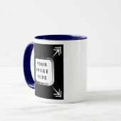 独自のイメージを追加写真テンプレート独自のイメージを作成 マグカップ (正面左)