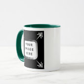 独自のイメージを追加写真テンプレート独自のイメージを作成 マグカップ (正面左)