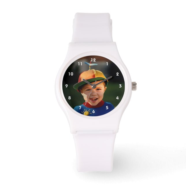 独自のイメージを追加大切する 腕時計 (正面)