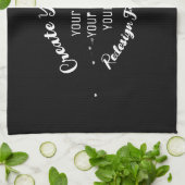 独自のイメージイメージをカスタム作成 キッチンタオル (折り畳み)