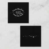 独自のイメージイメージをカスタム作成 スクエア名刺 (正面/裏面)