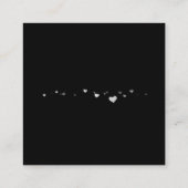 独自のイメージイメージをカスタム作成 スクエア名刺 (裏面)