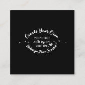 独自のイメージイメージをカスタム作成 スクエア名刺 (正面)