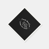 独自のイメージイメージをカスタム作成 スタンダードカクテルナプキン (角)