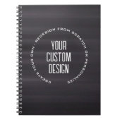 独自のイメージイメージをカスタム作成 ノートブック (正面)