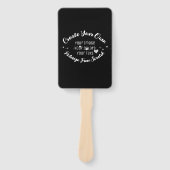 独自のイメージイメージをカスタム作成 ハンドファン (正面)