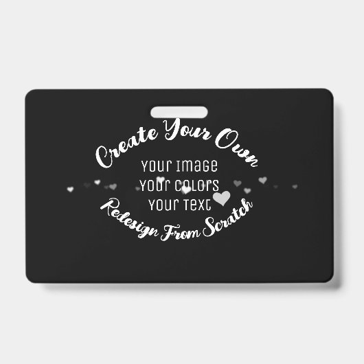 独自のイメージイメージをカスタム作成 バッジ (正面)