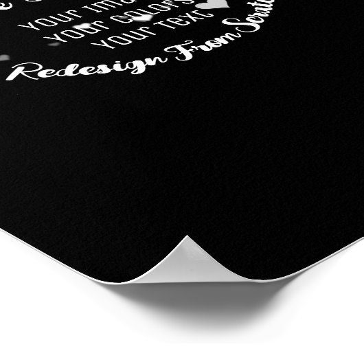 独自のイメージイメージをカスタム作成 ポスター (角)