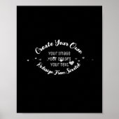 独自のイメージイメージをカスタム作成 ポスター (正面)