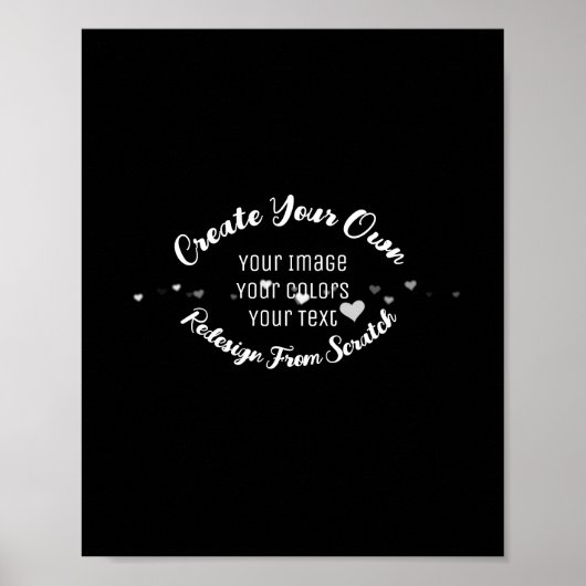 独自のイメージイメージをカスタム作成 ポスター (正面)