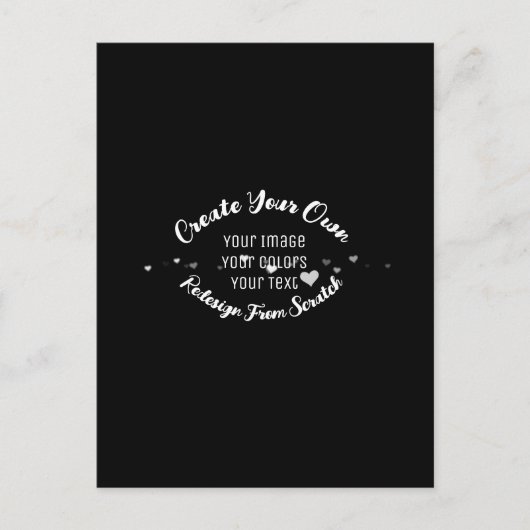 独自のイメージイメージをカスタム作成 ポストカード (正面)