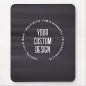 独自のイメージイメージをカスタム作成 マウスパッド (正面)