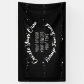 独自のイメージイメージをカスタム作成 横断幕 (縦)