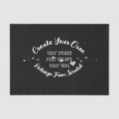 独自のイメージイメージをカスタム作成 薄葉紙 (正面)