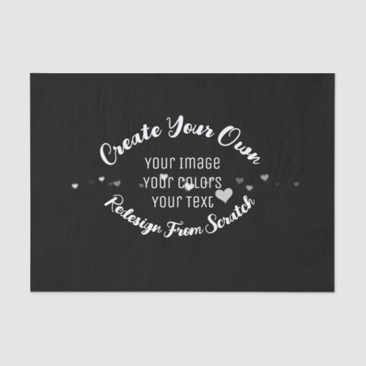 独自のイメージイメージをカスタム作成 薄葉紙 (正面)