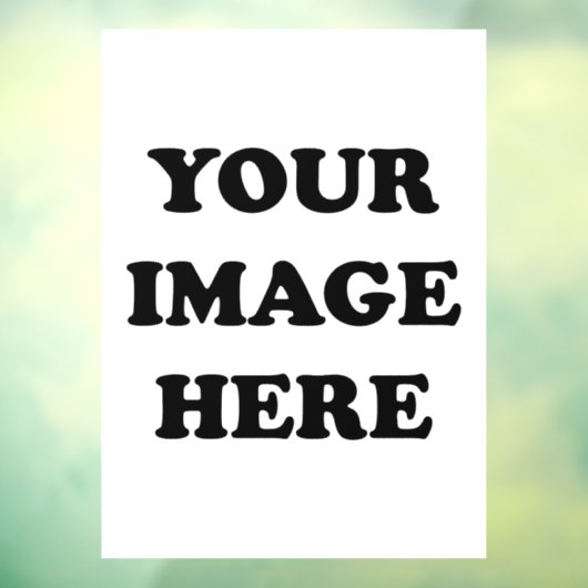 独自のイメージウィンドウを作成する8"x11" ウィンドウサイン (シート3)