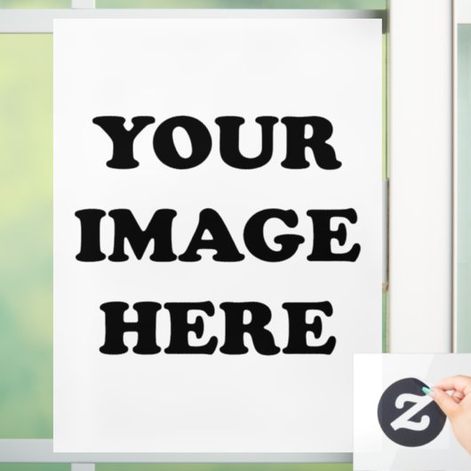 独自のイメージウィンドウを作成する8"x11" ウィンドウサイン (ホーム)